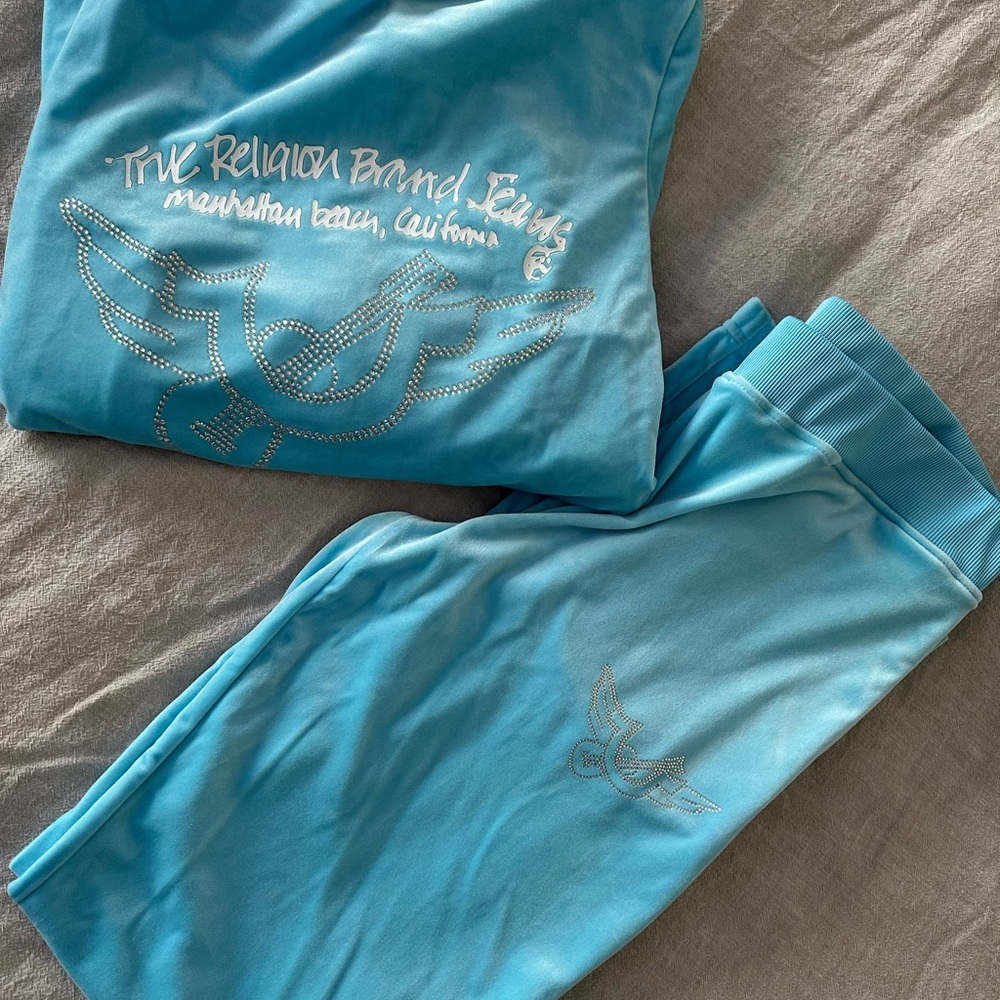 True Religion Light Blue Tracksuit